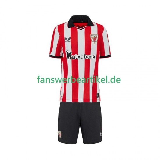 Trikot Athletic Bilbao Kinder Heimausrüstung 2025-2026 Kurzarm