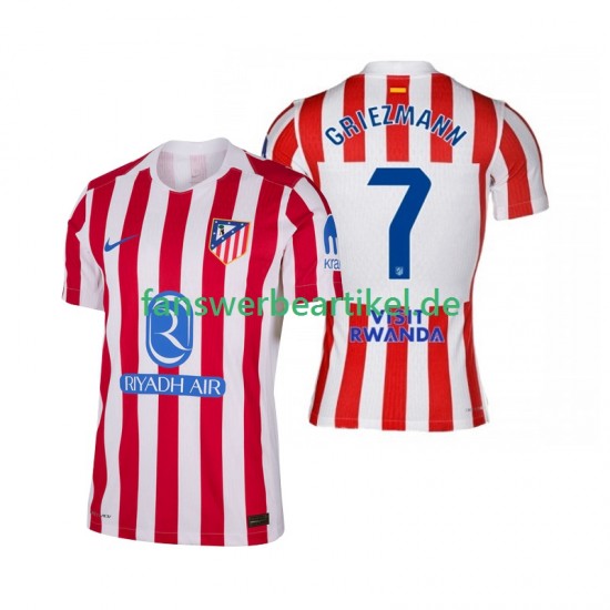 Antoine Griezmann 7 Trikot Atlético Madrid Herren Heimausrüstung 2025-2026 Kurzarm