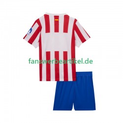 Trikot Atlético Madrid Kinder Heimausrüstung 2025-2026 Kurzarm