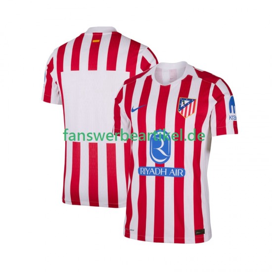 Trikot Atlético Madrid Herren Heimausrüstung 2025-2026 Kurzarm
