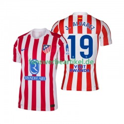 Julian Alvarez 19 Trikot Atlético Madrid Herren Heimausrüstung 2025-2026 Kurzarm