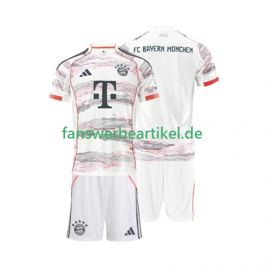 Trikot FC Bayern München Kinder Auswärtsausrüstung 2025-2026 Kurzarm