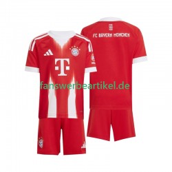 Trikot FC Bayern München Kinder Heimausrüstung 2025-2026 Kurzarm