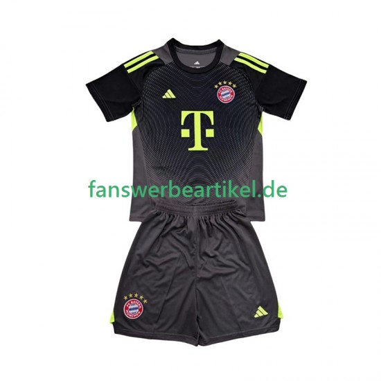 Torwart Trikot FC Bayern München Kinder Ausweich ausrüstung 2025-2026 Kurzarm