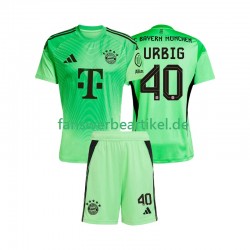 Jonas Urbig 40 Torwart Trikot FC Bayern München Kinder Heimausrüstung 2025-2026 Kurzarm