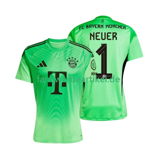 Manuel Neuer 1 Torwart Trikot FC Bayern München Herren Heimausrüstung 2025-2026 Kurzarm