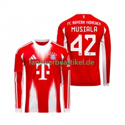 Jamal Musiala 42 Trikot FC Bayern München Herren Heimausrüstung 2025-2026 Langarm