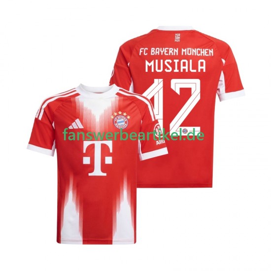 Jamal Musiala 42 Trikot FC Bayern München Herren Heimausrüstung 2025-2026 Kurzarm