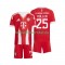 Thomas Muller 25 Trikot FC Bayern München Kinder Heimausrüstung 2025-2026 Kurzarm