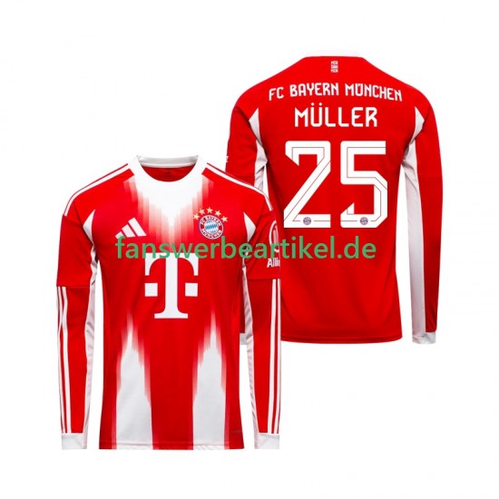 Thomas Muller 25 Trikot FC Bayern München Herren Heimausrüstung 2025-2026 Langarm