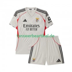 Trikot Benfica Kinder Auswärtsausrüstung 2025-2026 Kurzarm