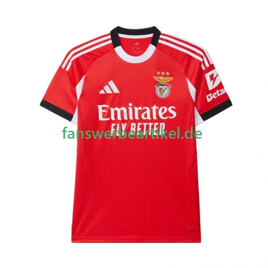 Trikot Benfica Herren Heimausrüstung 2025-2026 Kurzarm