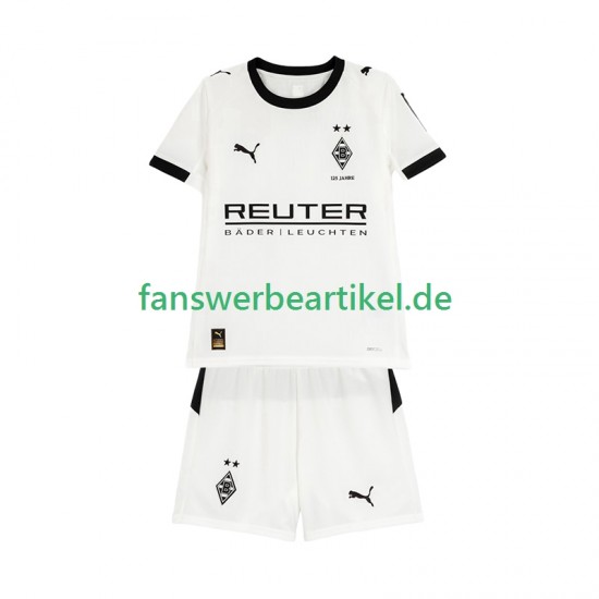 Trikot Borussia Mönchengladbach Kinder Heimausrüstung 2025-2026 Kurzarm