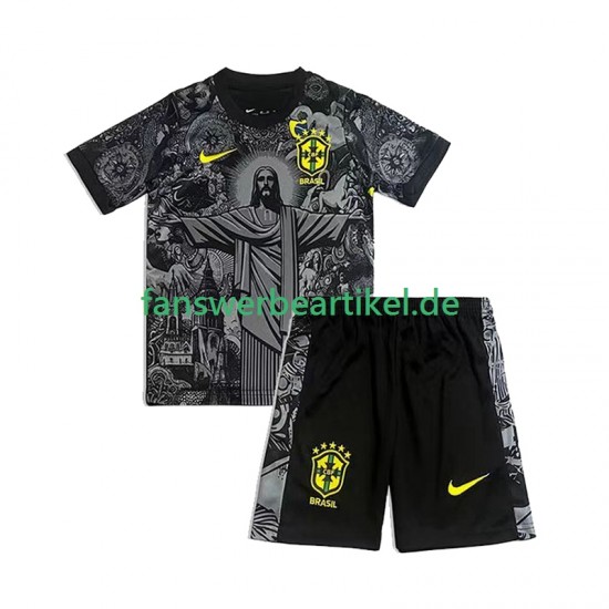 Cheist the Redeemer Football Shirts Brasilien Kinder Heimausrüstung 2024 Kurzarm