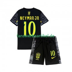 Neymar JR 10 Cheist the Redeemer Football Shirts Brasilien Kinder Heimausrüstung 2024 Kurzarm