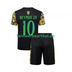 Neymar JR 10 Jesus Trikot Brasilien Kinder Heimausrüstung 2024 Kurzarm