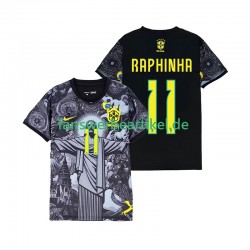 RAPHINHA 11 Cheist the Redeemer Trikot Brasilien Herren Heimausrüstung 2024 Kurzarm