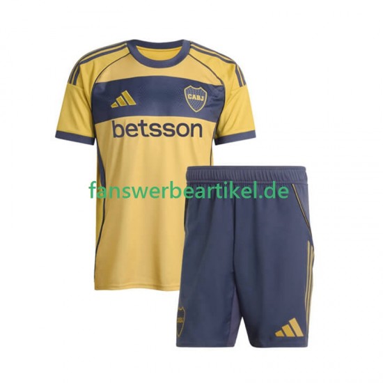 Trikot Boca Juniors Kinder Auswärtsausrüstung 2025-2026 Kurzarm