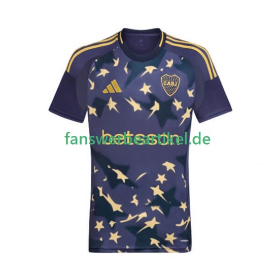 Trikot Boca Juniors Herren Ausweich ausrüstung 2025 Kurzarm