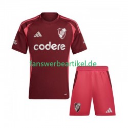Trikot River Plate Kinder Auswärtsausrüstung 2024-2025 Kurzarm