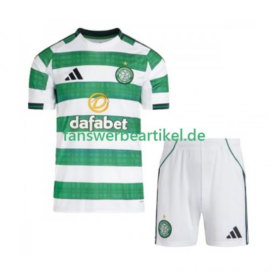 FC Trikot Celtic Glasgow Kinder Heimausrüstung 2025-2026 Kurzarm