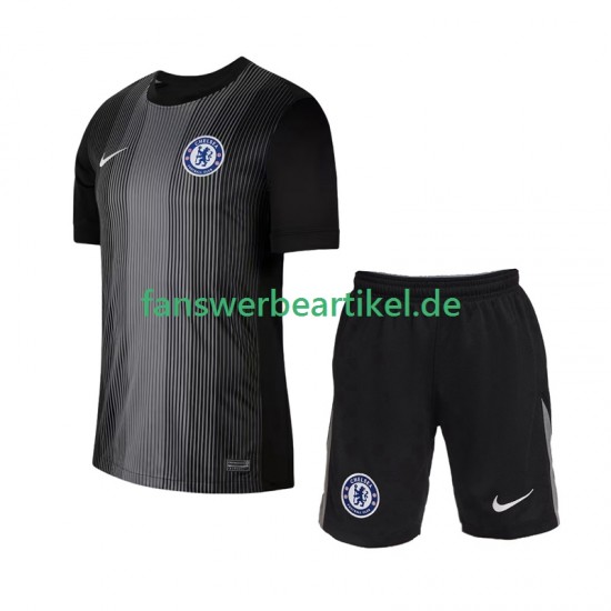 Torwart Trikot Chelsea Kinder Heimausrüstung 2025-2026 Kurzarm