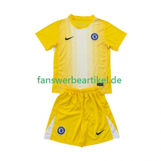 Torwart Trikot Chelsea Kinder Ausweich ausrüstung 2025-2026 Kurzarm