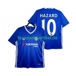 HAZARD 10 Retro 2016-2017 Trikot Chelsea Herren Heimausrüstung Kurzarm