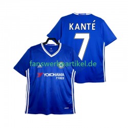 KANTE 7 Retro 2016-2017 Trikot Chelsea Herren Heimausrüstung Kurzarm