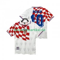 BOBAN 10 Retro 1998 Trikot Kroatien Herren Heimausrüstung Kurzarm