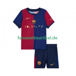 Coldplay Trikot FC Barcelona Kinder Heimausrüstung 2024-2025 Kurzarm