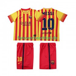 Lionel Messi 10 Retro 2013 2014 Trikot FC Barcelona Kinder Auswärtsausrüstung Kurzarm