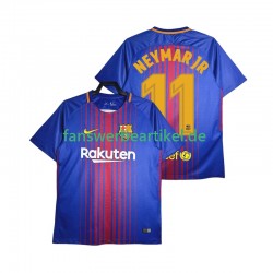Neymar JR 11 Retro 2017-2018 Trikot FC Barcelona Herren Heimausrüstung Kurzarm