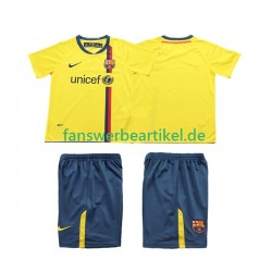 Retro 2009 Trikot FC Barcelona Kinder Auswärtsausrüstung 2008 Kurzarm