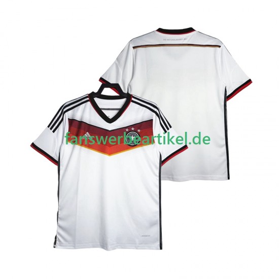 Retro World Cup 2014 Trikot Deutschland Herren Heimausrüstung Kurzarm