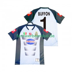 Buffon 1 Retro Torwart Trikot Juventus Turin Herren Heimausrüstung 2002-2003 Kurzarm