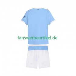 Trikot Manchester City Kinder Heimausrüstung 2025-2026 Kurzarm