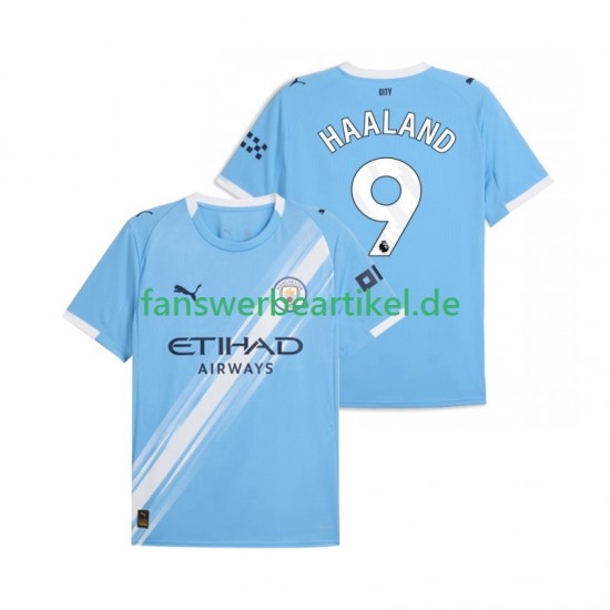 Erling Haaland 9 Trikot Manchester City Herren Heimausrüstung 2025-2026 Kurzarm