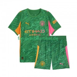 Torwart Trikot Manchester City Kinder Heimausrüstung 2025-2026 Kurzarm