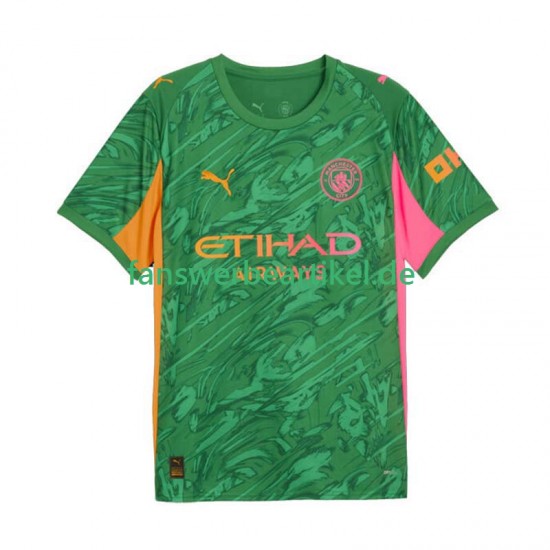 Torwart Trikot Manchester City Herren Heimausrüstung 2025-2026 Kurzarm