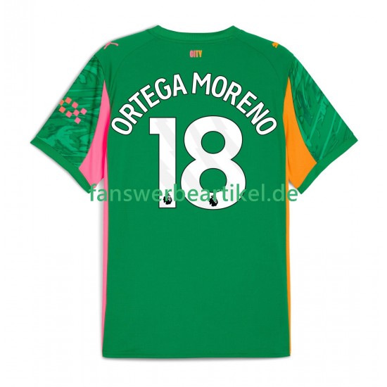 ORTEGA MORENO 18 Torwart Trikot Manchester City Herren Heimausrüstung 2025-2026 Kurzarm