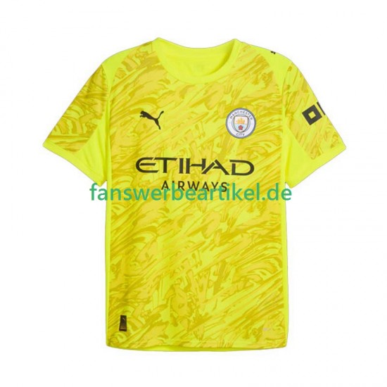 Torwart Trikot Manchester City Herren Ausweich ausrüstung 2025-2026 Kurzarm