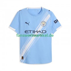 Trikot Manchester City Herren Heimausrüstung 2025-2026 Kurzarm