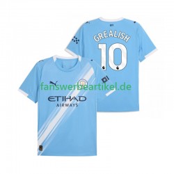 Jack Grealish 10 Trikot Manchester City Herren Heimausrüstung 2025-2026 Kurzarm