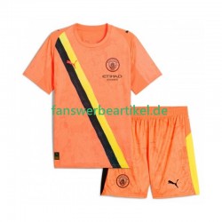 KIDSUPER Torwart Trikot Manchester City Kinder Heimausrüstung 2025-2026 Kurzarm