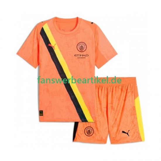 KIDSUPER Torwart Trikot Manchester City Kinder Heimausrüstung 2025-2026 Kurzarm