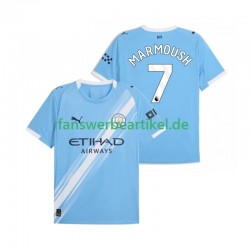 Omar Marmoush 7 Trikot Manchester City Herren Heimausrüstung 2025-2026 Kurzarm