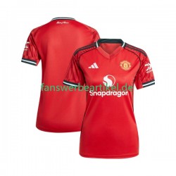 Trikot Manchester United Dame Heimausrüstung 2025-2026 Kurzarm
