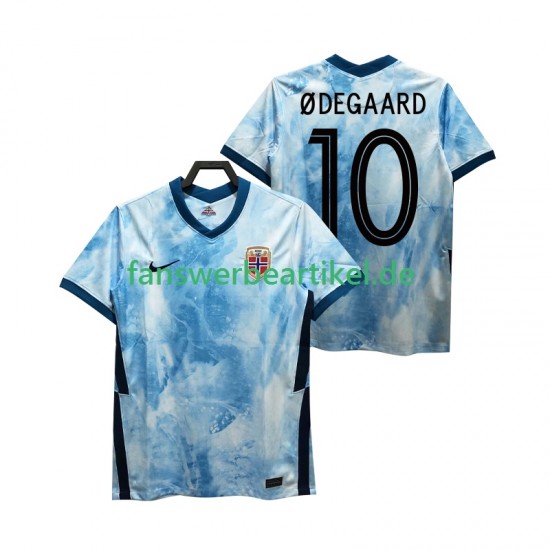 ODEGAARD 10 2020-2021 Trikot Norwegen Herren Auswärtsausrüstung Kurzarm