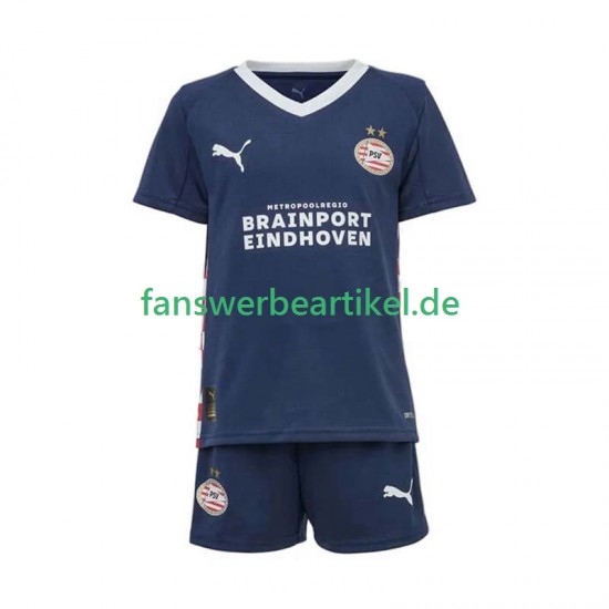 Trikot PSV Eindhoven Kinder Auswärtsausrüstung 2025-2026 Kurzarm